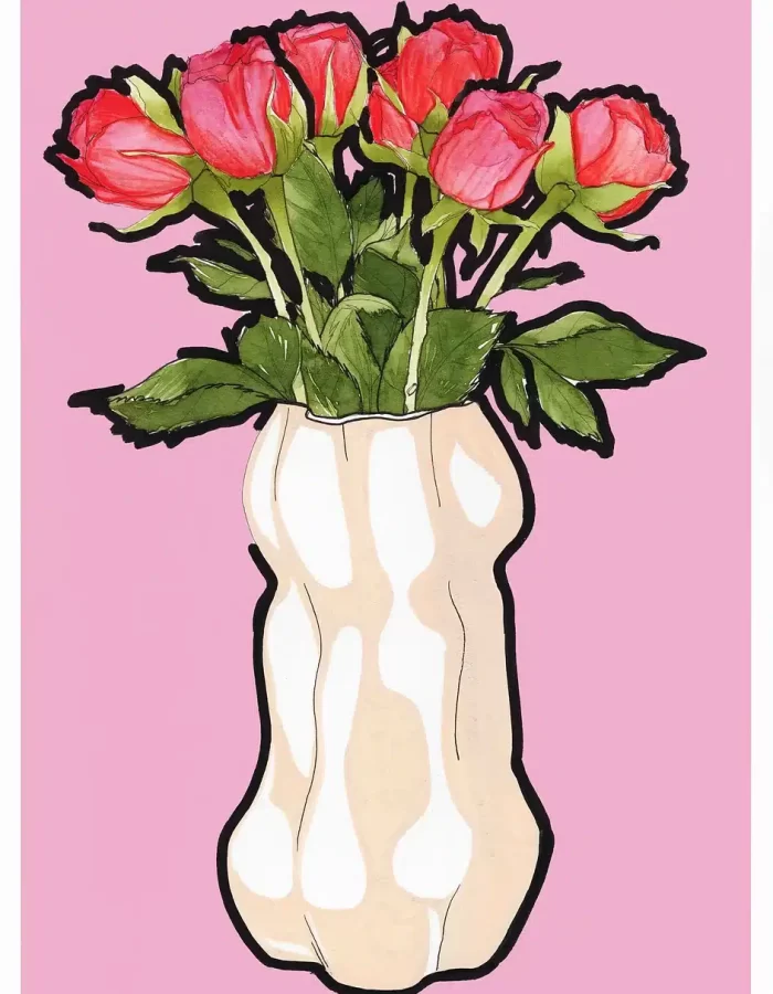 Illustration Bouquet de Roses